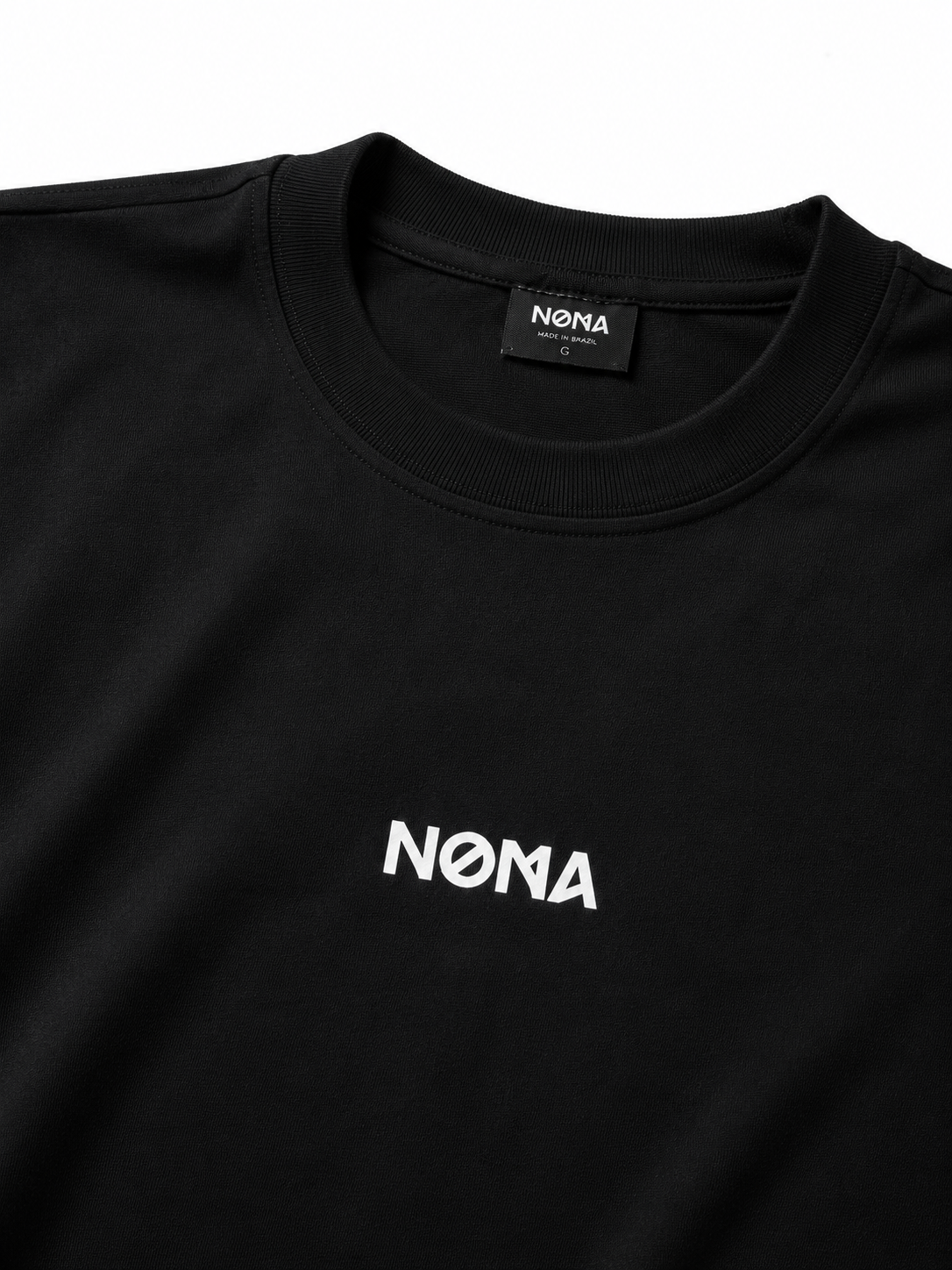 Camisa Road Home oversized com logo frontal em close